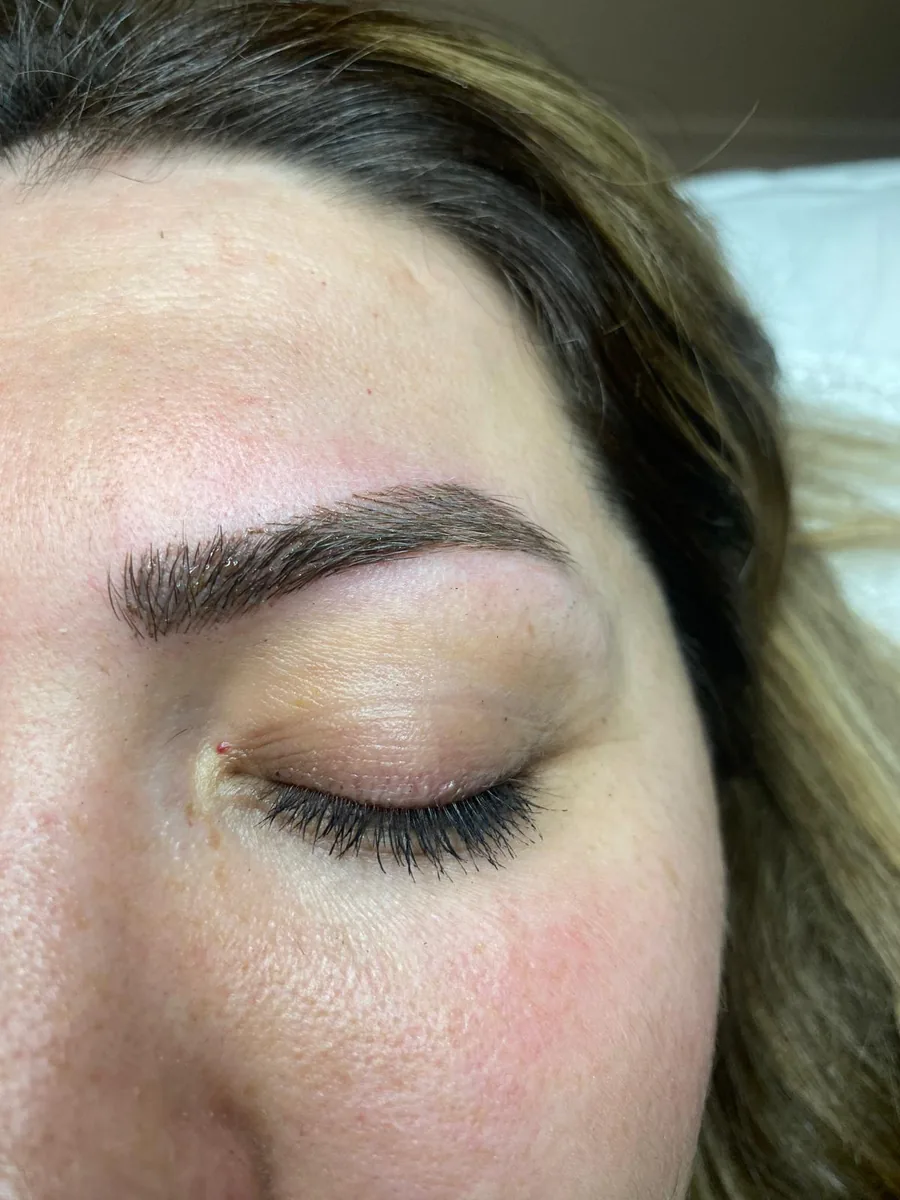 Microblading & kaş tasarımı sonrası