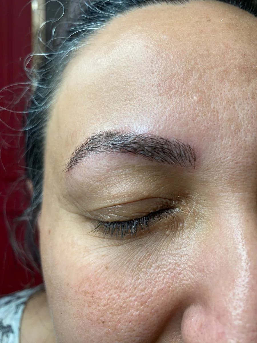 Microblading & kaş tasarımı sonrası